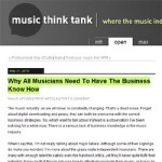 Why All Musicians Need To Have The Business Know How